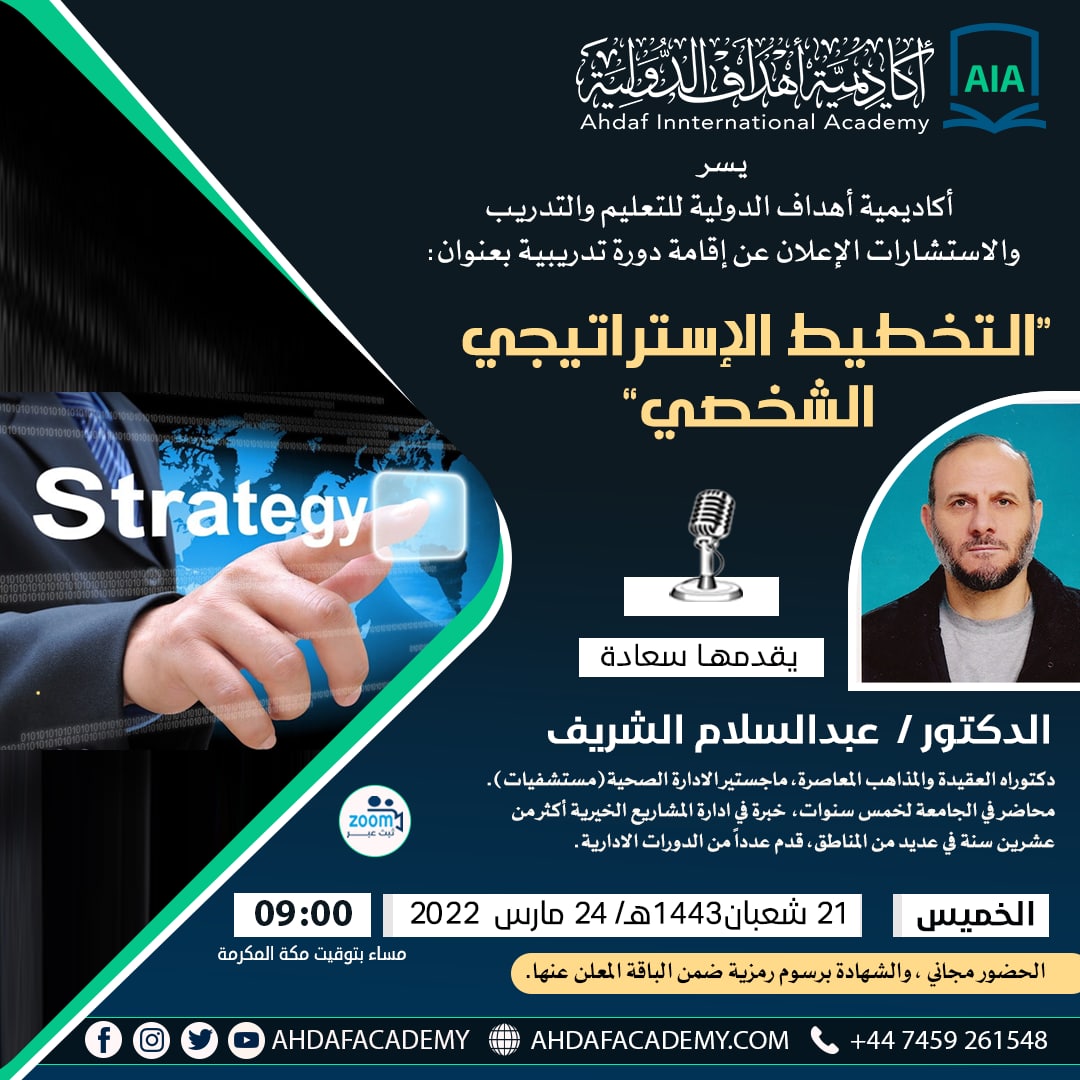 personal strategic planning